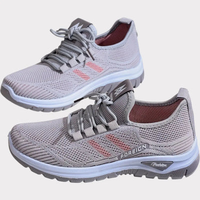 Lette mesh-treningssko – Plum