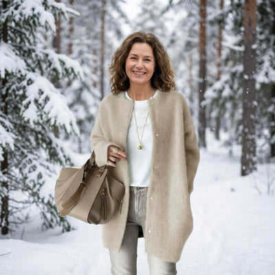 Delphine | Luksuriøs ullkofte