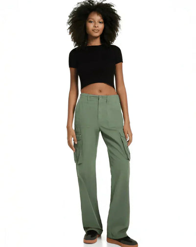 Elvíra |  Cargobukser med justerbar linning