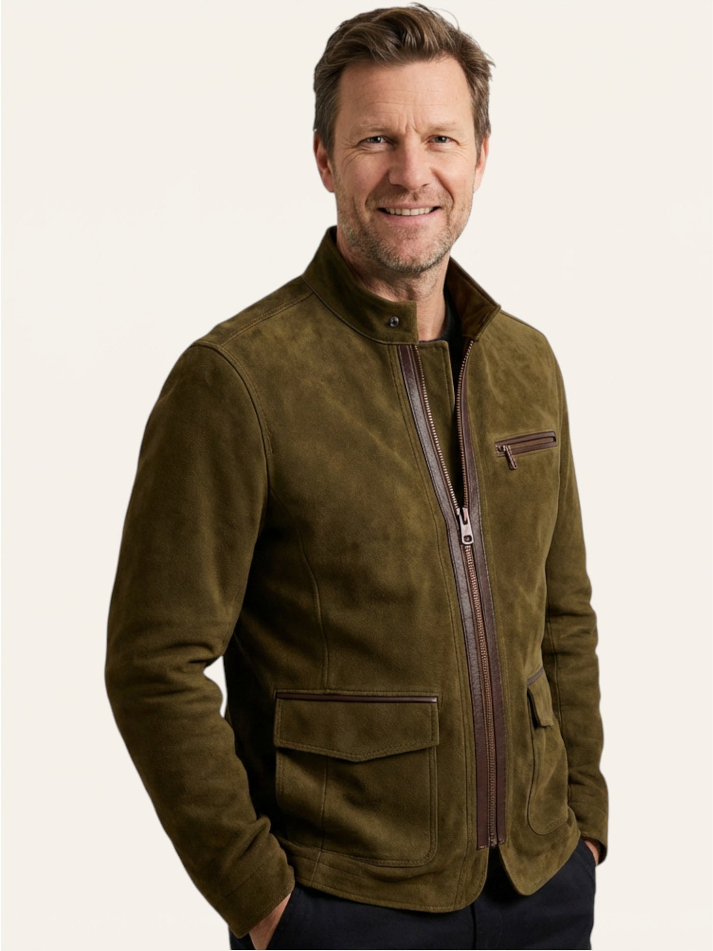 ROSSI JAKKE I SEMSKET SKINN