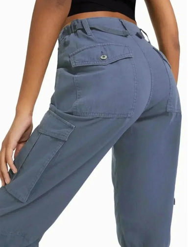 Elvíra |  Cargobukser med justerbar linning