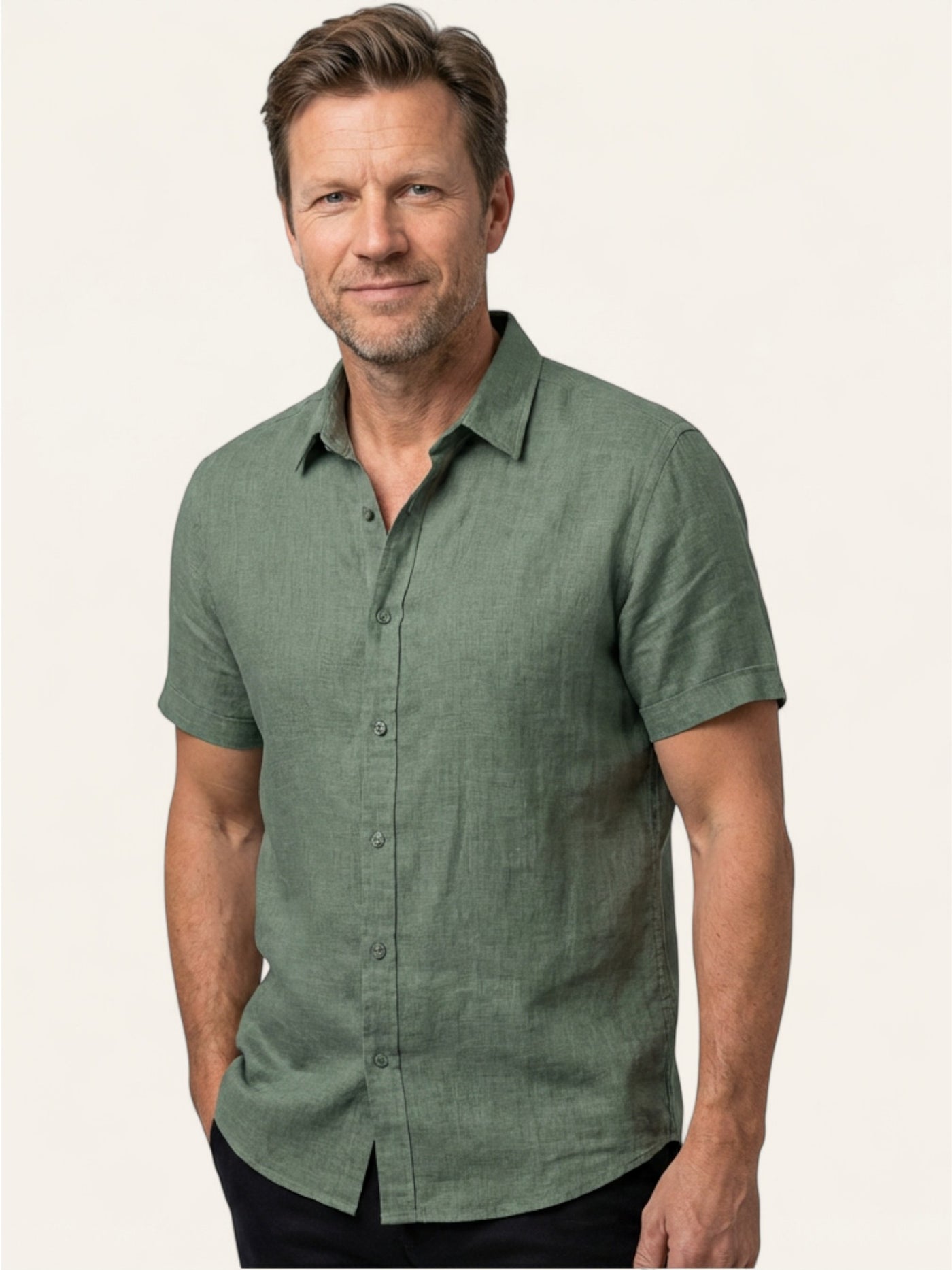 Oskar | Klassisk lin skjorte