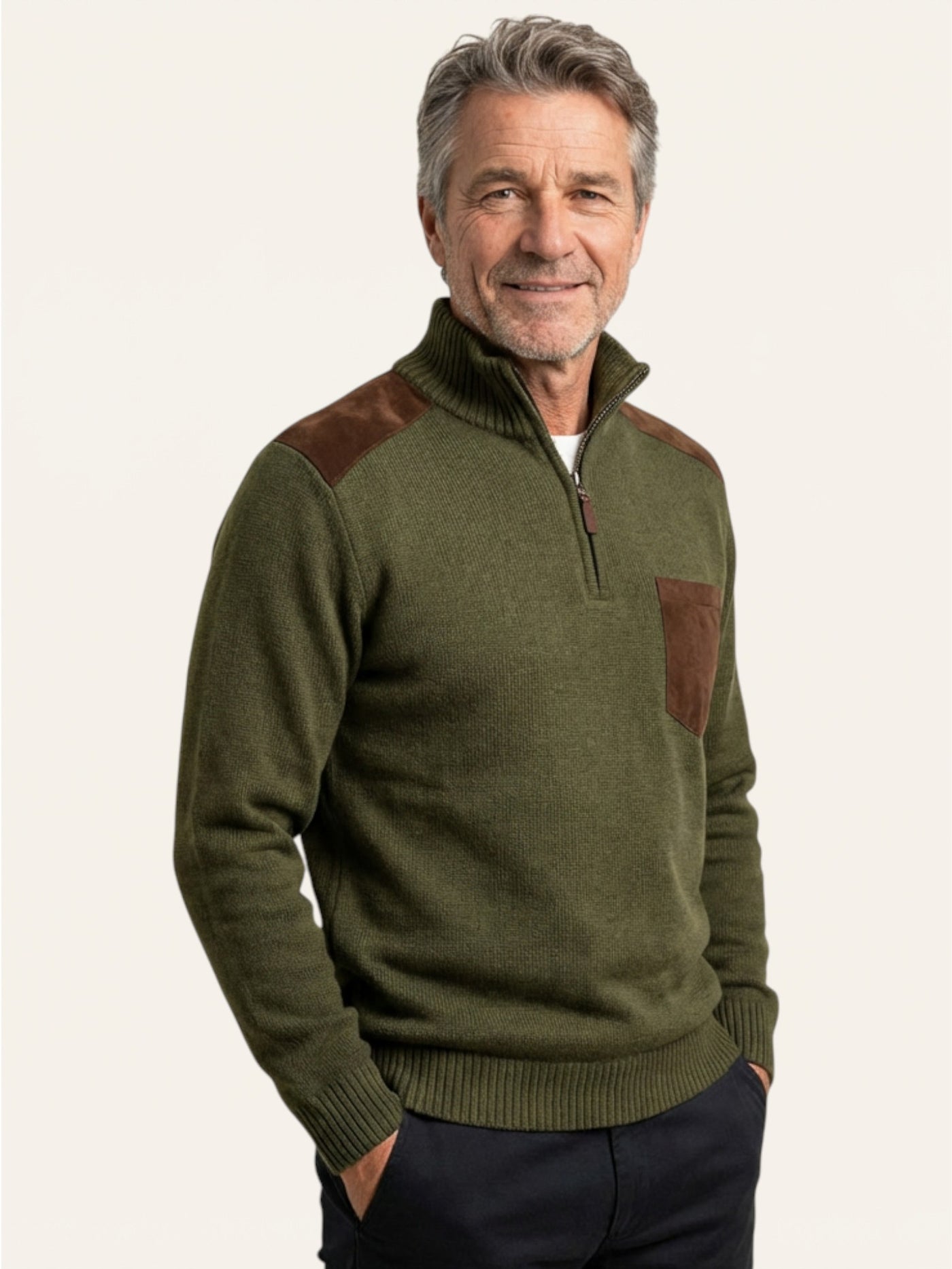 Bjorg Premium Herre Fleecejakke Med Glidelås