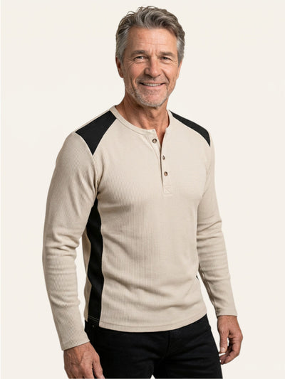 Stein |  Langermet skjorte med vaffelmønster