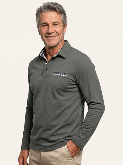 Verner | Langermet poloskjorte