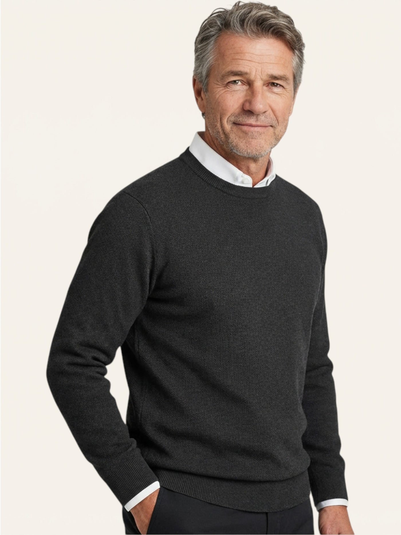 Alfred | Herre-genser med rund hals