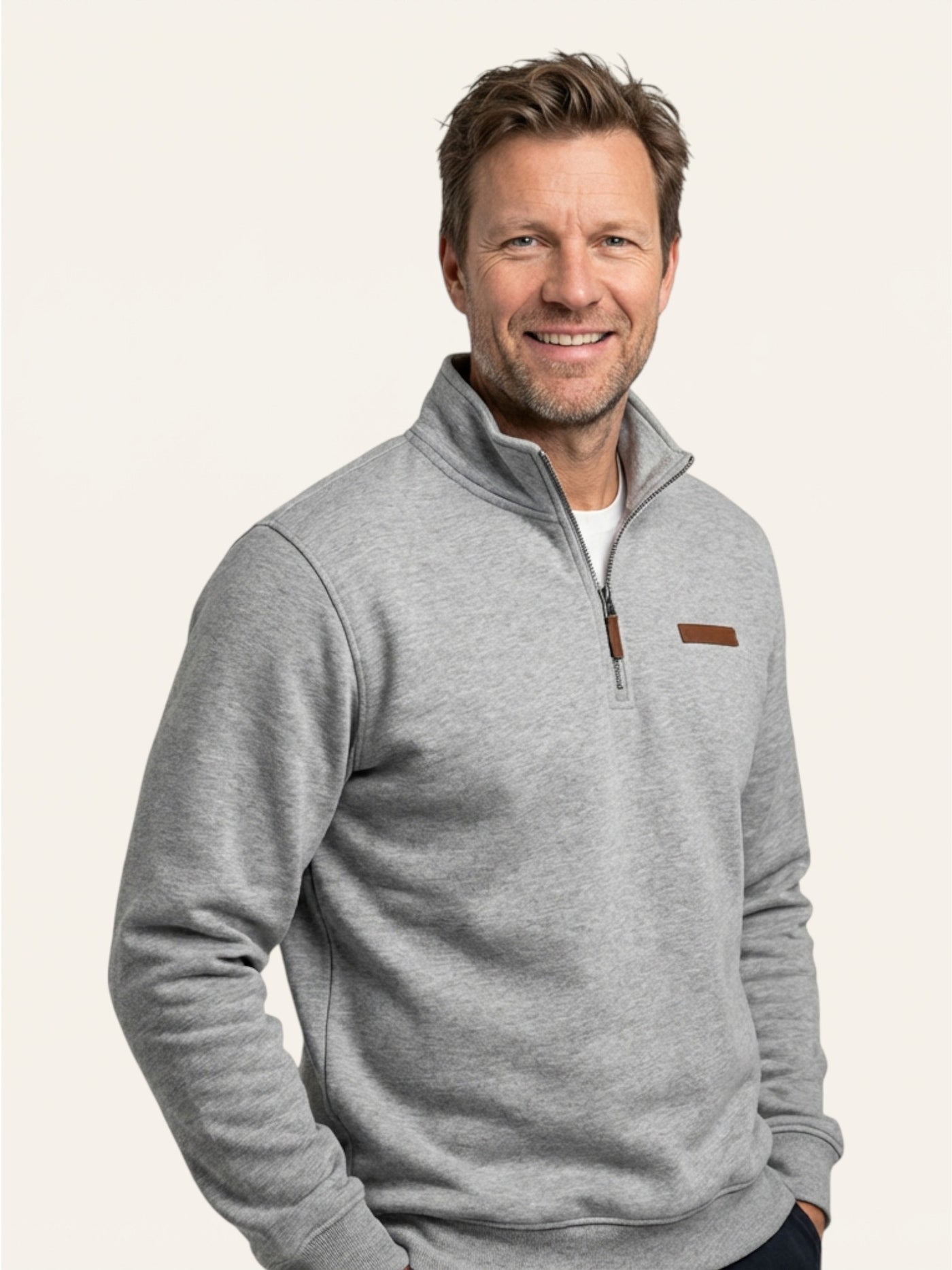 Bruno | Casual fleece-genser for menn