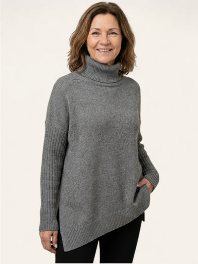 Lora | Genser med lange ermer og høy krage