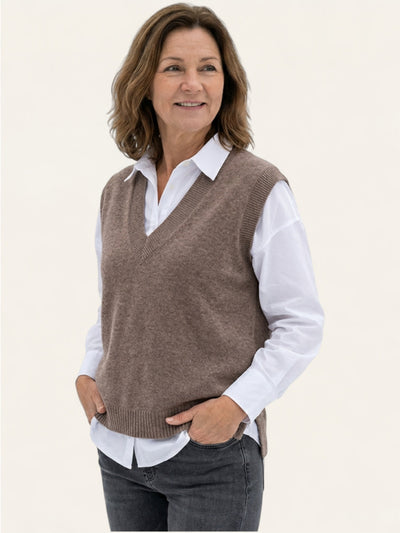 Bente | Komfortabel strikket vest