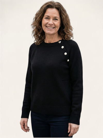 Roxy | Elegant asymmetrisk damegenser