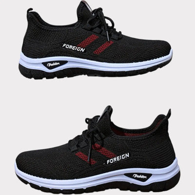 Lette mesh-treningssko – Plum