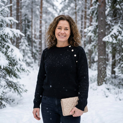 Roxy | Elegant asymmetrisk damegenser