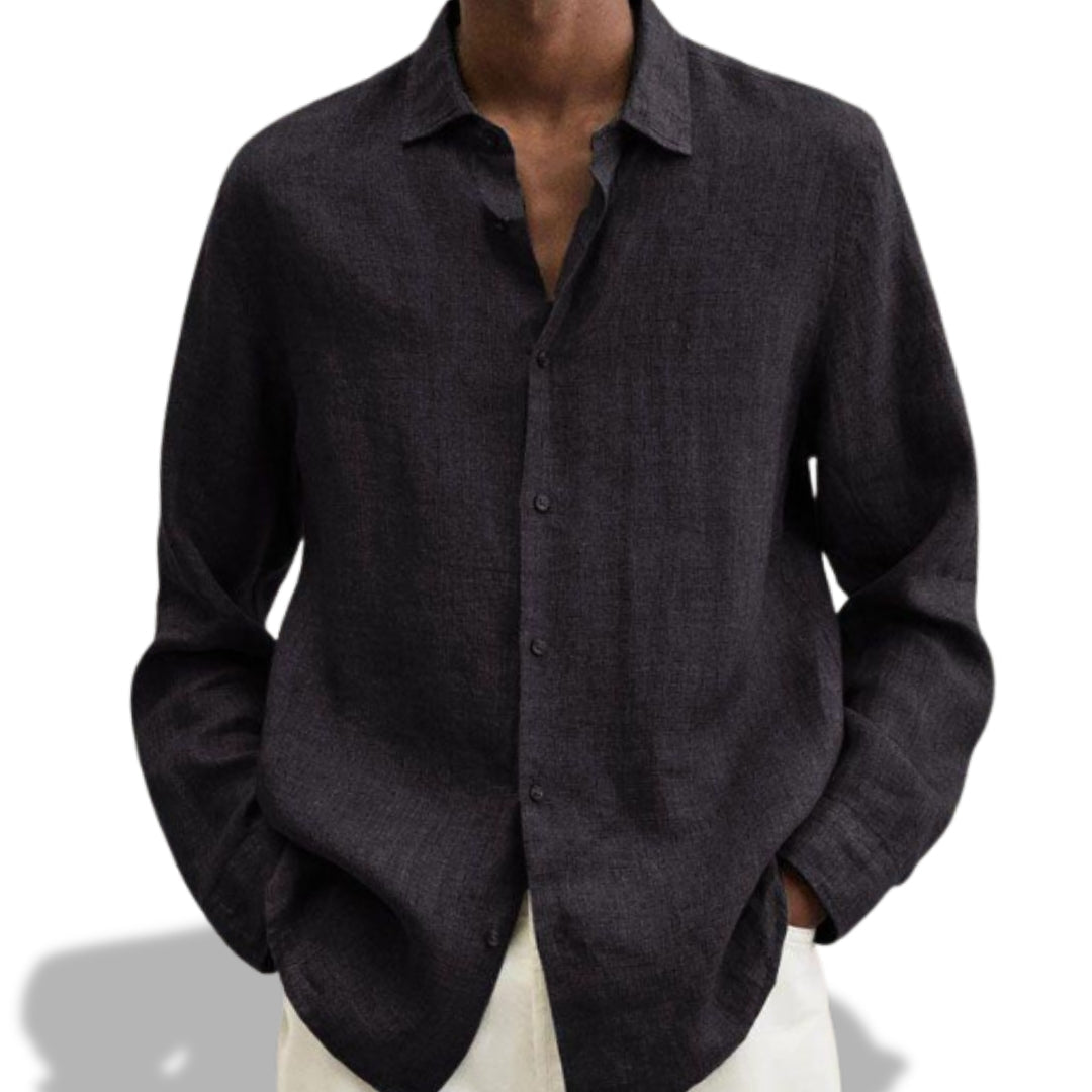 Gunnar｜Elegant oversize flanellskjorte for menn