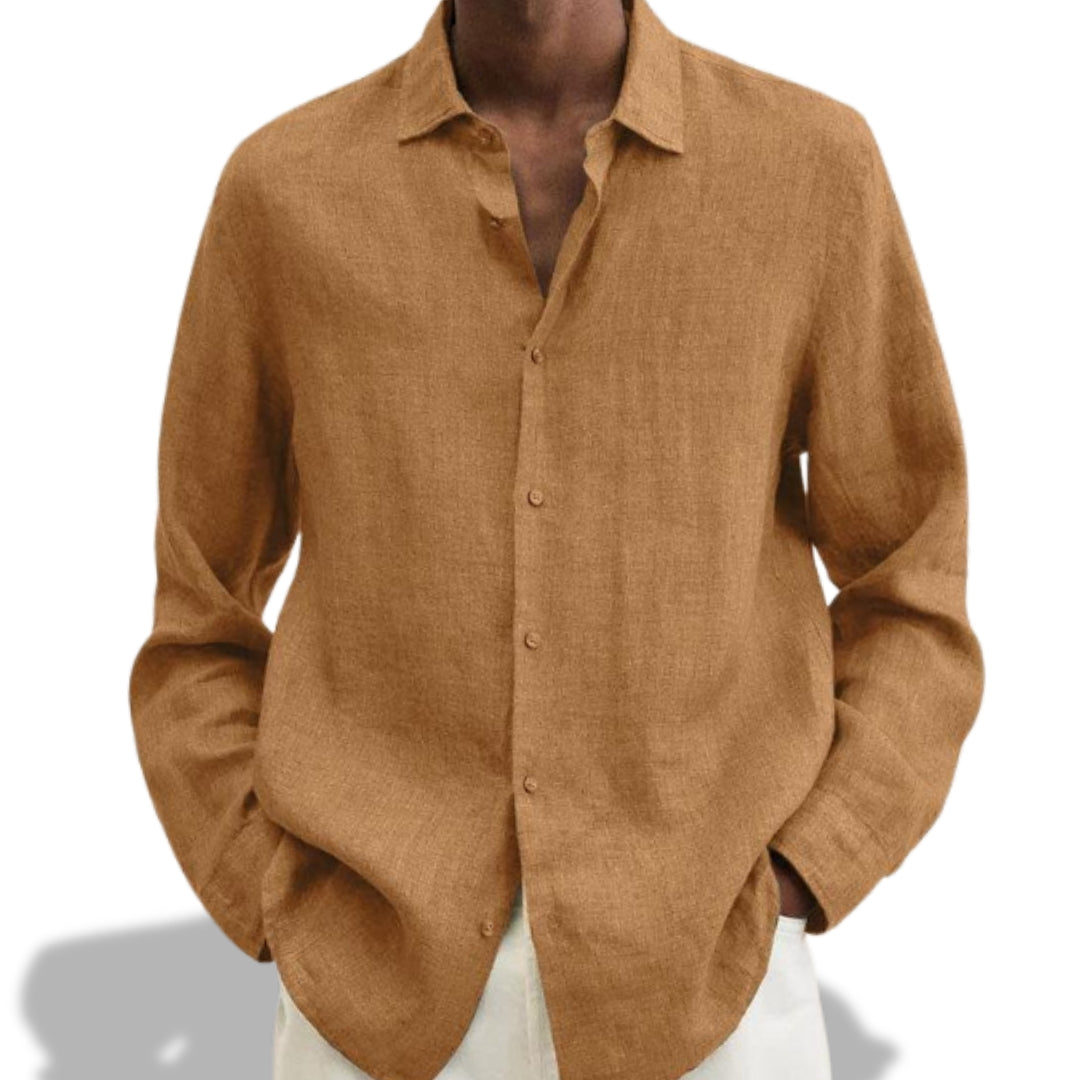 Gunnar｜Elegant oversize flanellskjorte for menn